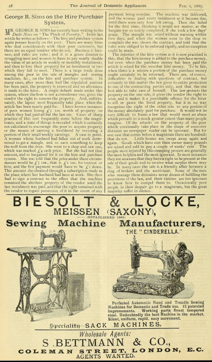 1887 Biesolt & Locke Bettmann